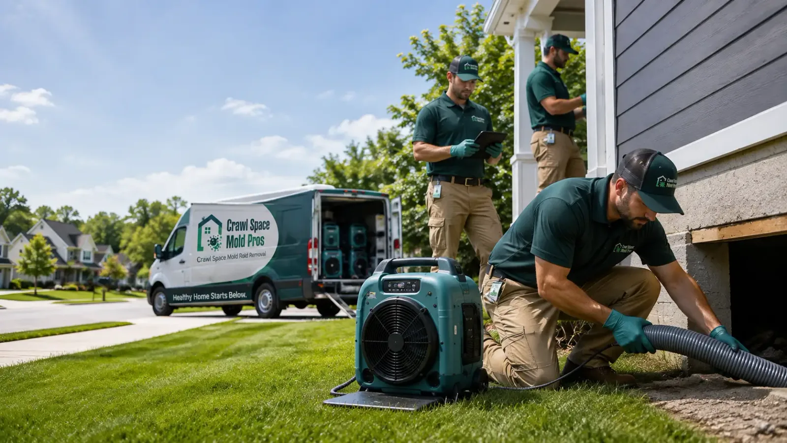 Crawl Space Mold Removal in Del Norte, CO